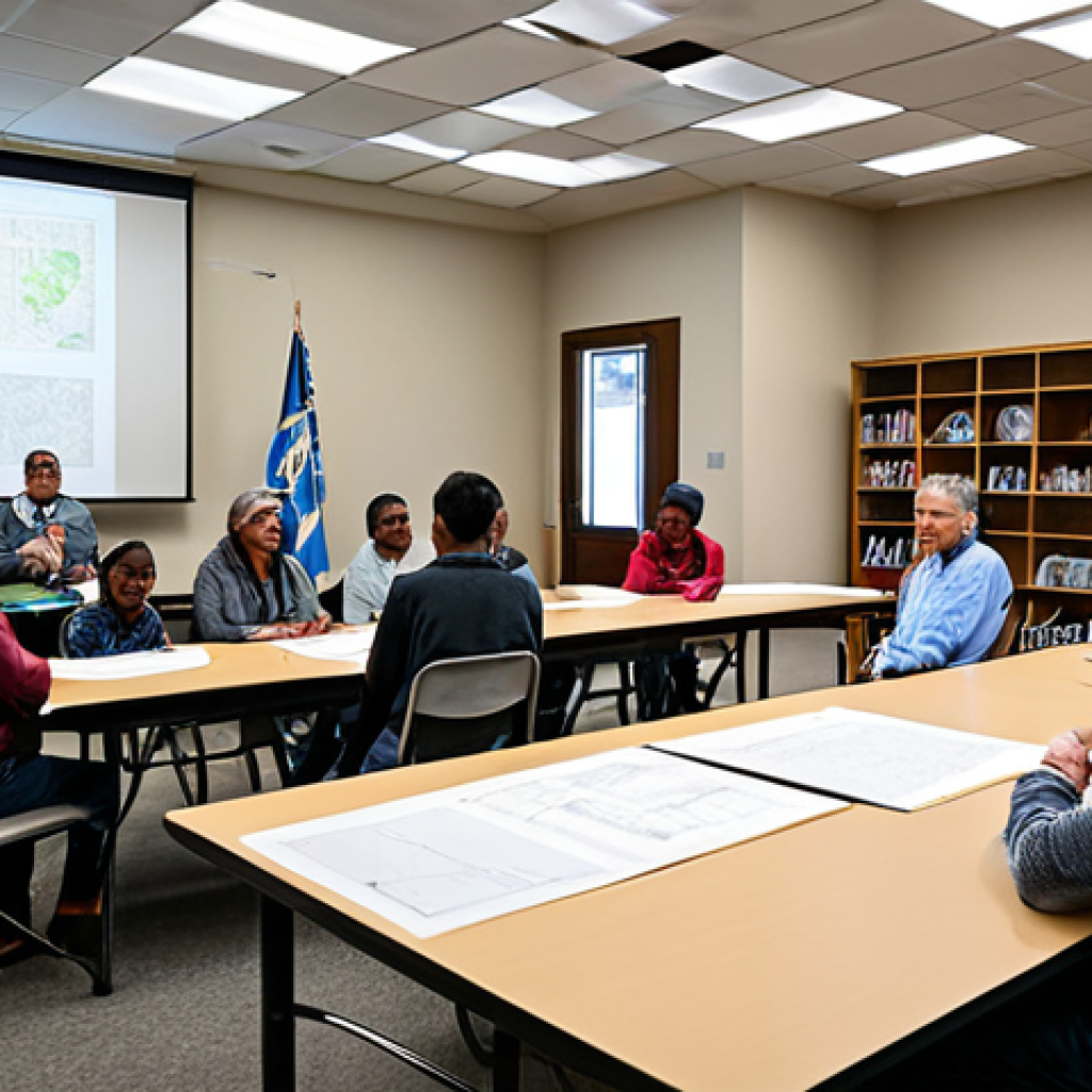 Town Hall Meeting on Development Project**
"A well-lit town hall meeting with diverse, fully clothed community members engaged in a discussion about a local development project. An architect presents plans, showing modest building designs. The atmosphere is professional and collaborative. Safe for work, appropriate content, perfect anatomy, natural proportions, family-friendly, fully clothed."
**