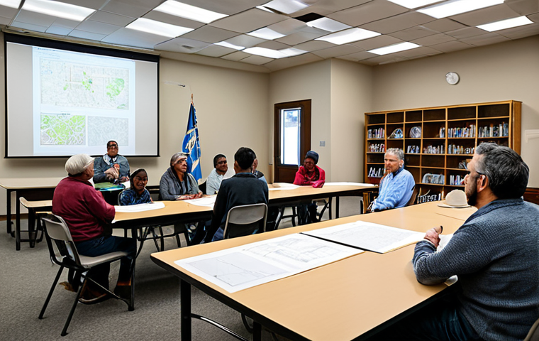 Town Hall Meeting on Development Project**

"A well-lit town hall meeting with diverse, fully clothed community members engaged in a discussion about a local development project. An architect presents plans, showing modest building designs. The atmosphere is professional and collaborative. Safe for work, appropriate content, perfect anatomy, natural proportions, family-friendly, fully clothed."

**